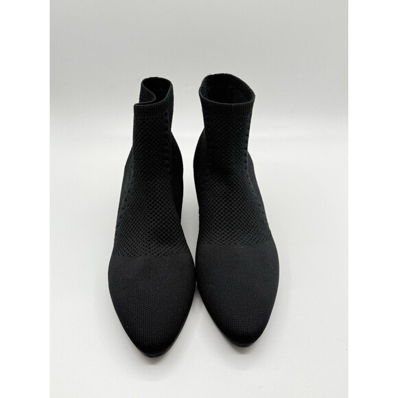 Eileen Fisher Women's Purl Stretch Knit Booties Boot Ankle Black 10 Excellent - Picture 5 of 6
